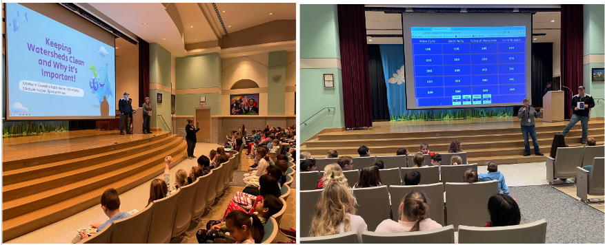 Reidenbaugh assembly, students in a auditorium